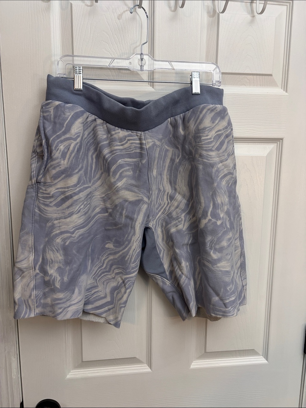 Champion Athletic Shorts in Marble Gray and Cream